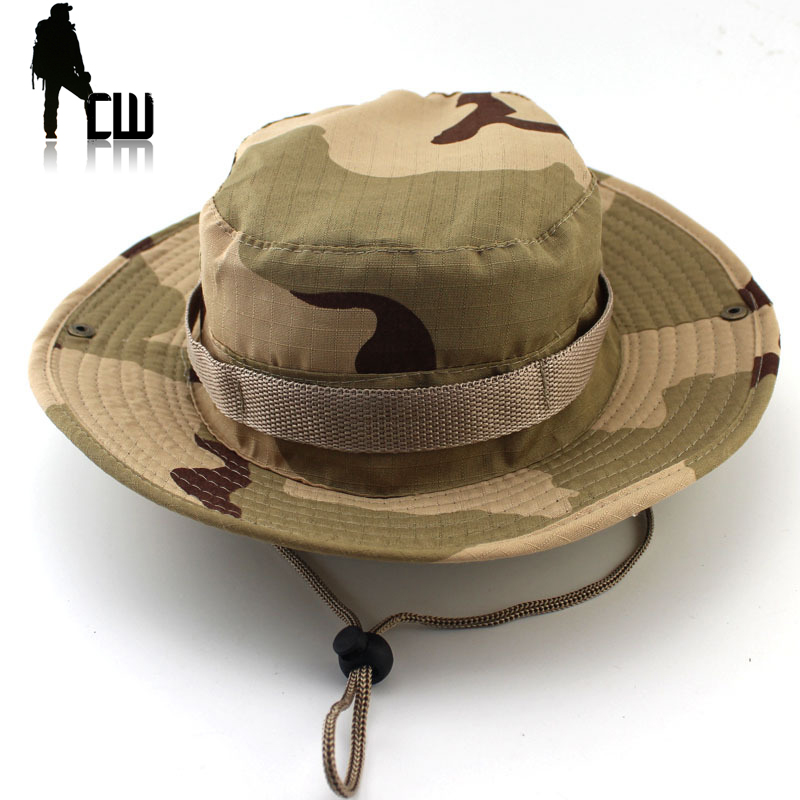 Boonie Hat Tactical - Topi Boonie Kamuflase Penembak Jitu Airsoft