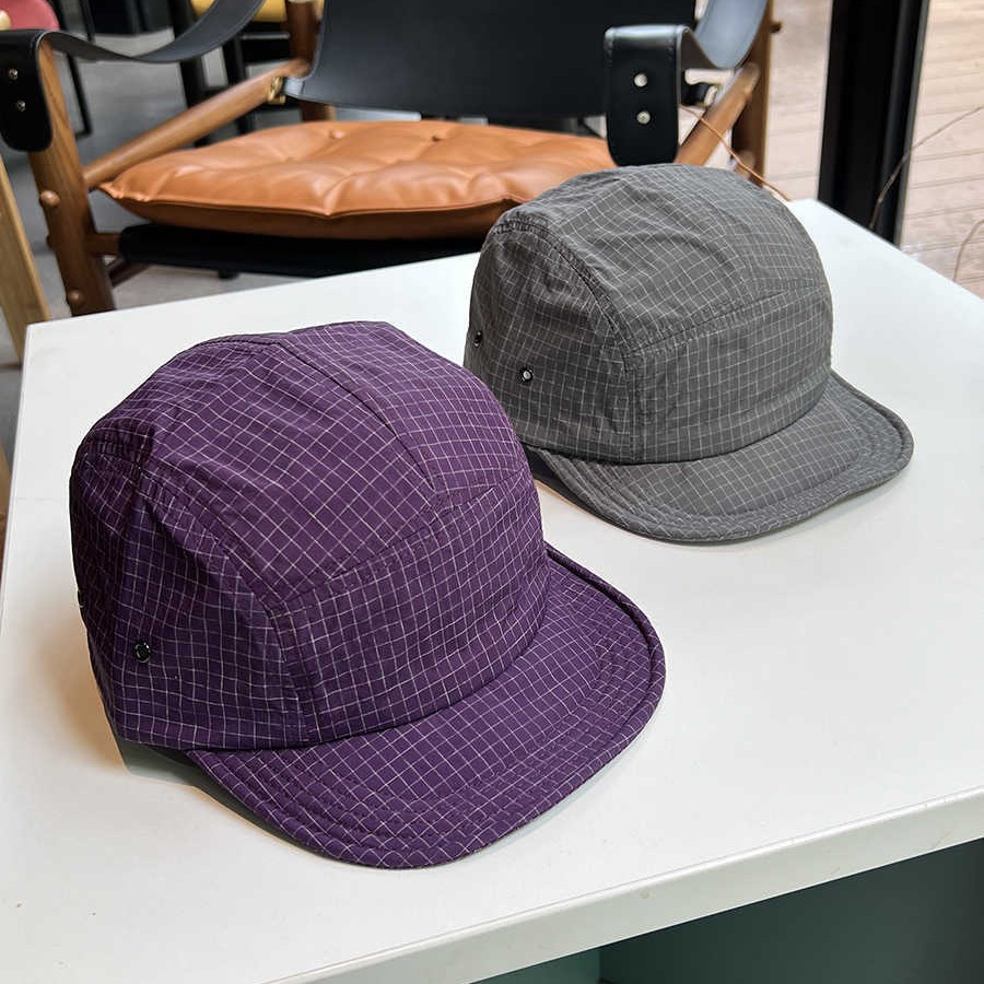 Corduroy Cap 5 Panel - Topi Baseball Cepat Kering Musim Panas