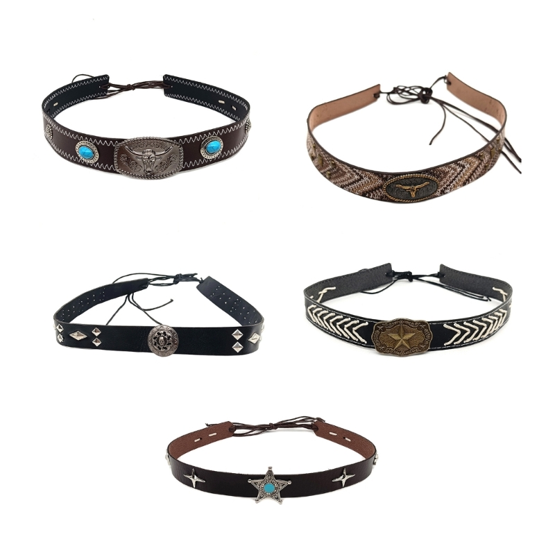 Cowboy Hat Straw - 652B Sabuk Topi Modis untuk Menghias