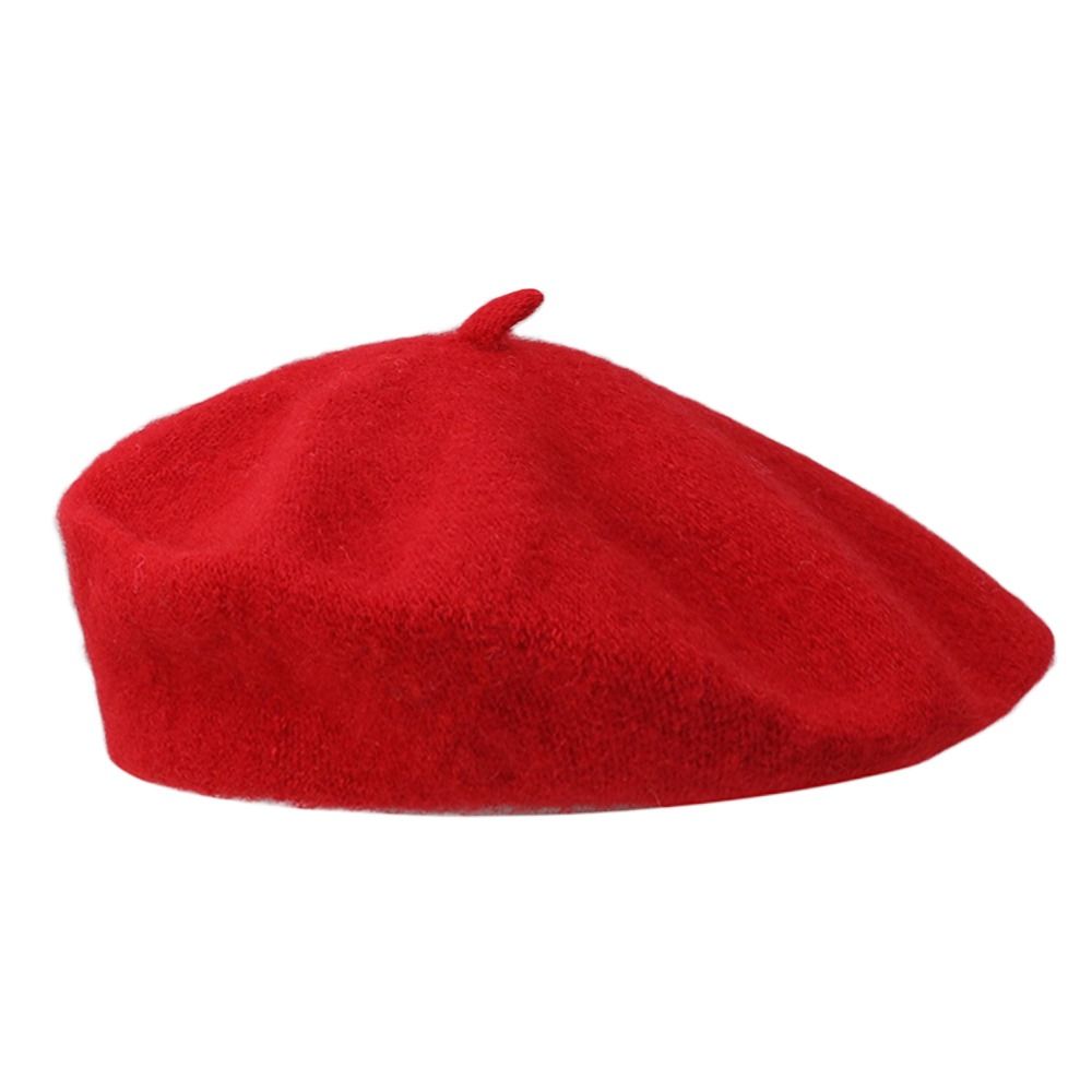 Topi Baret Wol Hangat Musim Gu - Beret French Wool ulasan dan harga