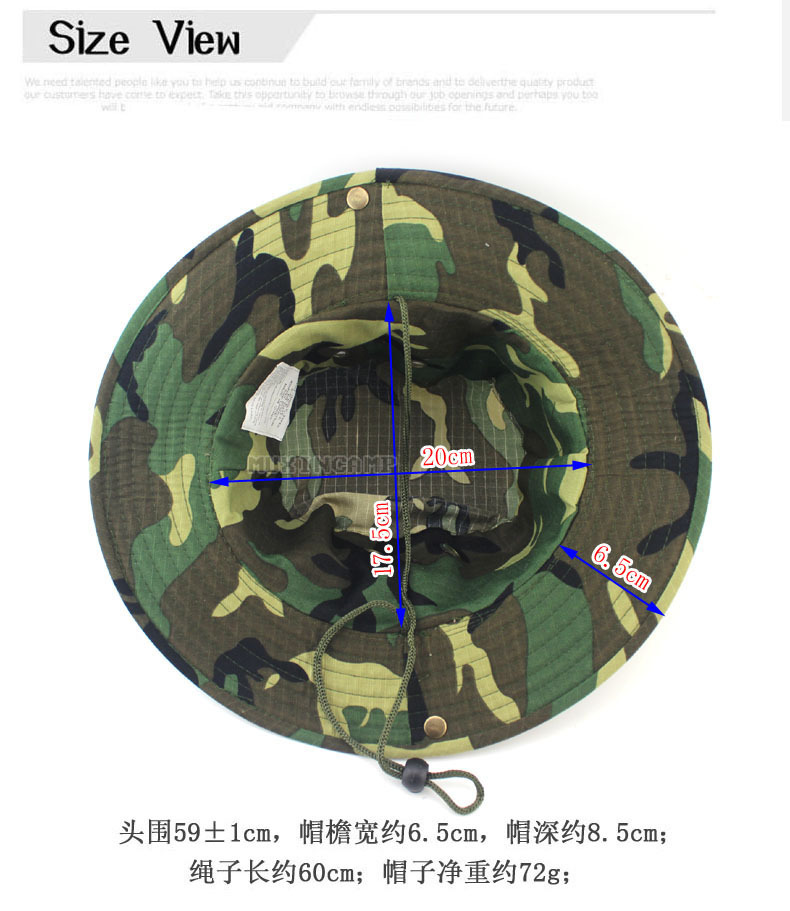 Topi Boonie Kamuflase Penembak - Boonie Hat Tactical ulasan dan harga