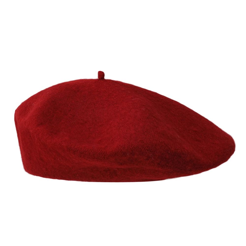 Topi Baret Wol Musim Dingin ya - Beret French Wool ulasan dan harga