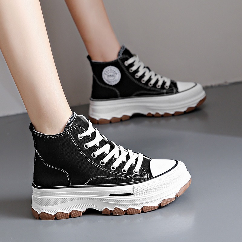 Sepatu kets sol tebal wanita,  - Vans Shoes Old Skool ulasan dan harga