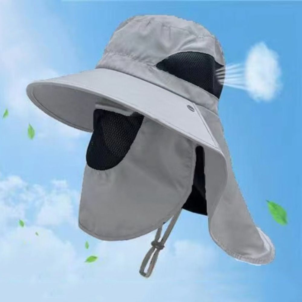Topi Memancing Topi Masker Set - Bucket Hat Cotton ulasan dan harga