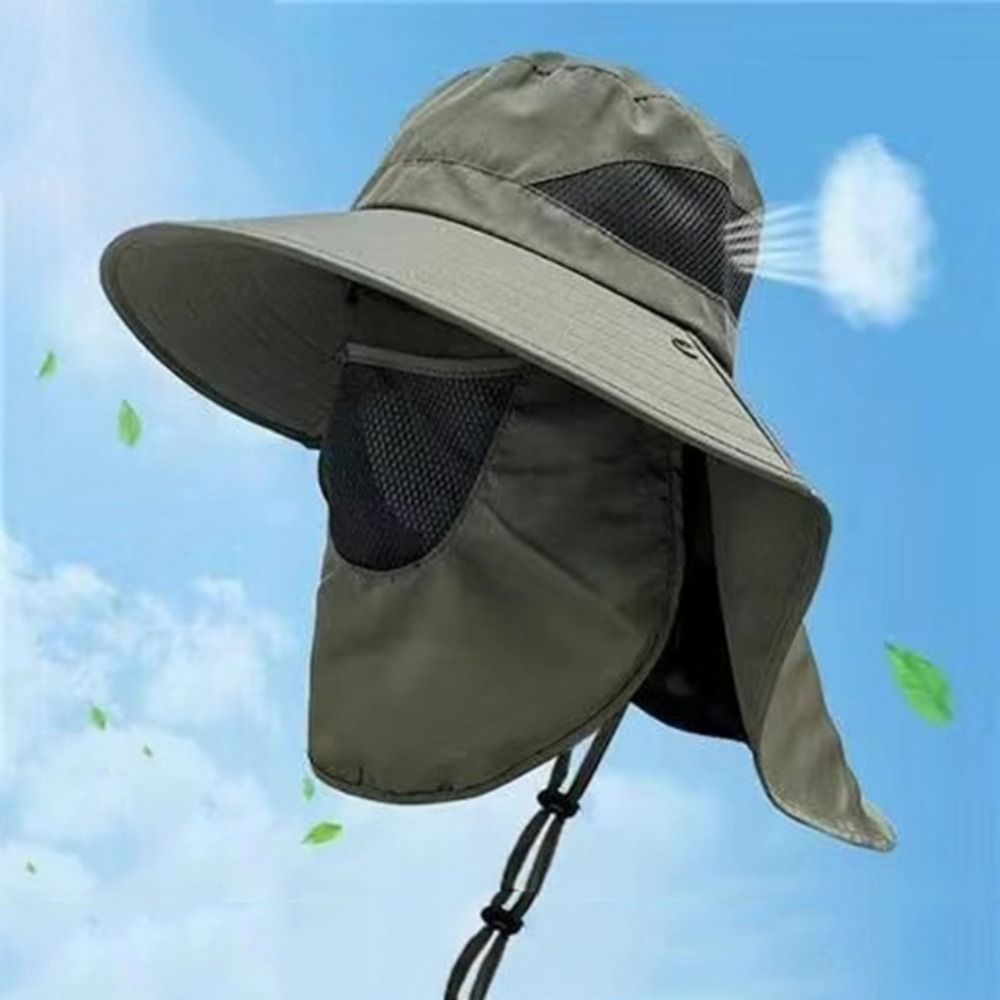 Topi Memancing Topi Masker Set - Bucket Hat Cotton ulasan dan harga