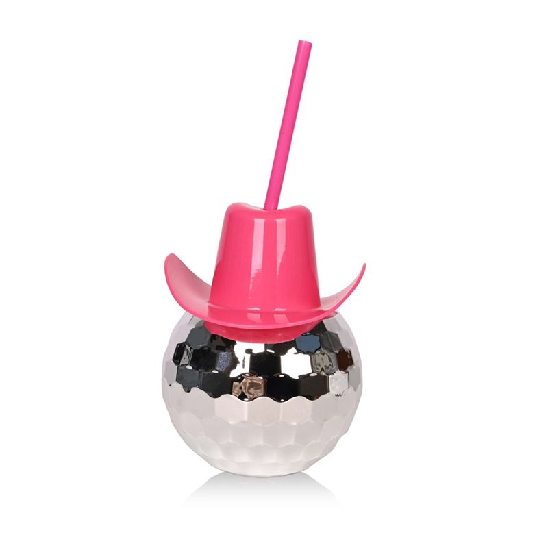 Gelas Bola Disko ABMS, Gelas B - Cowboy Hat Straw ulasan dan harga