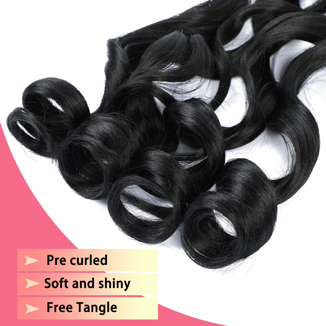 Rambut Kepang French Curl 12/1 - Beret French Wool ulasan dan harga