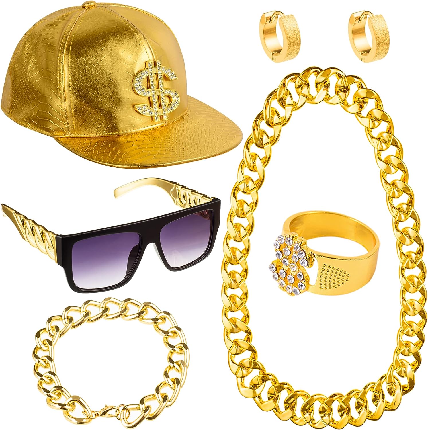 PESENAR 80s 90 set kostum Hop  - Snapback Hat Flat ulasan dan harga